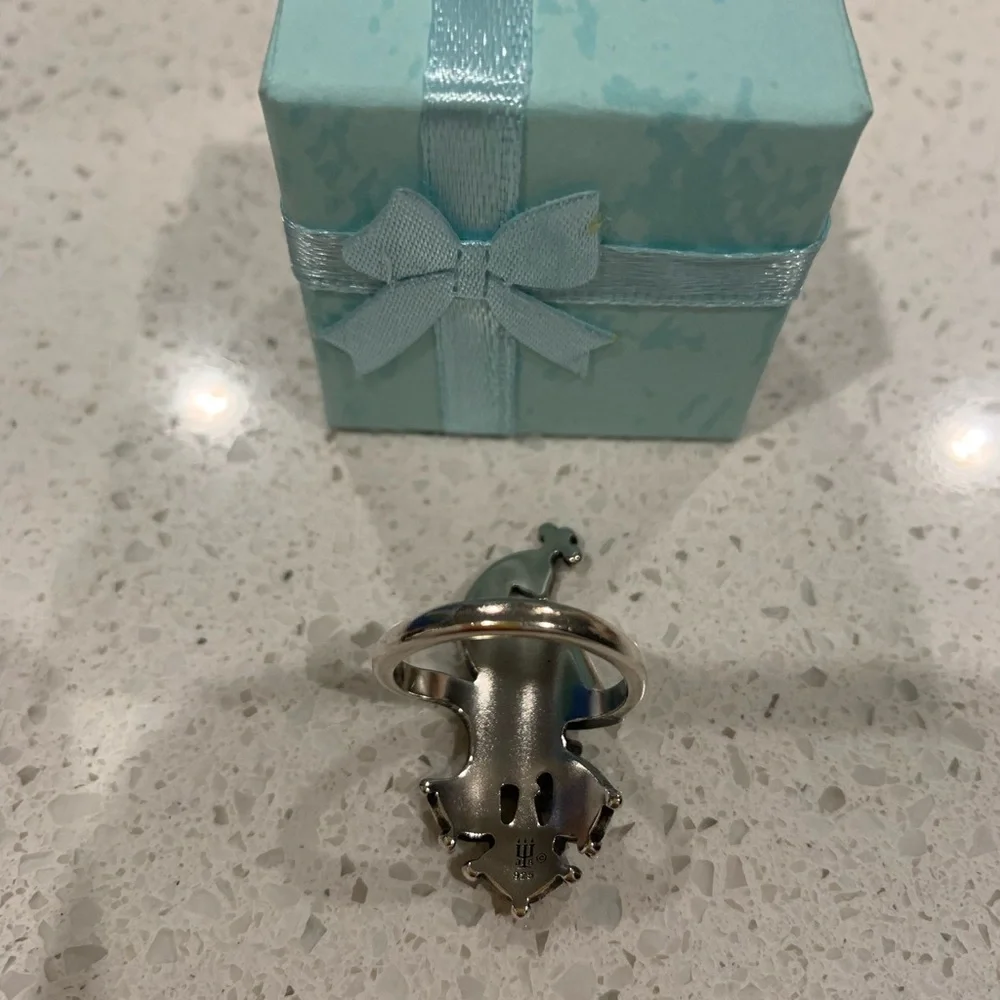 James Avery Silver Peacock Ring - Picture 2 of 3